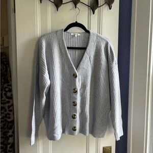 Madewell Plus Cameron Ribbed Cardigan Sweater